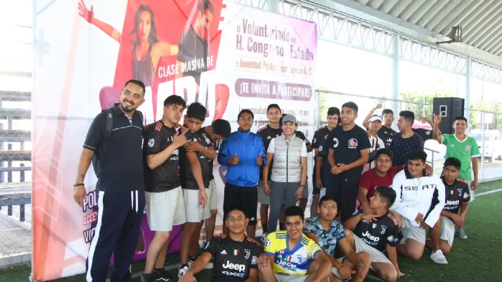 Con éxito, Voluntariado del Congreso del Estado realizó clase masiva de "Zumba con Causa"