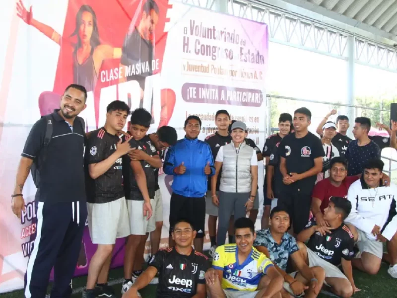 Con éxito, Voluntariado del Congreso del Estado realizó clase masiva de "Zumba con Causa"