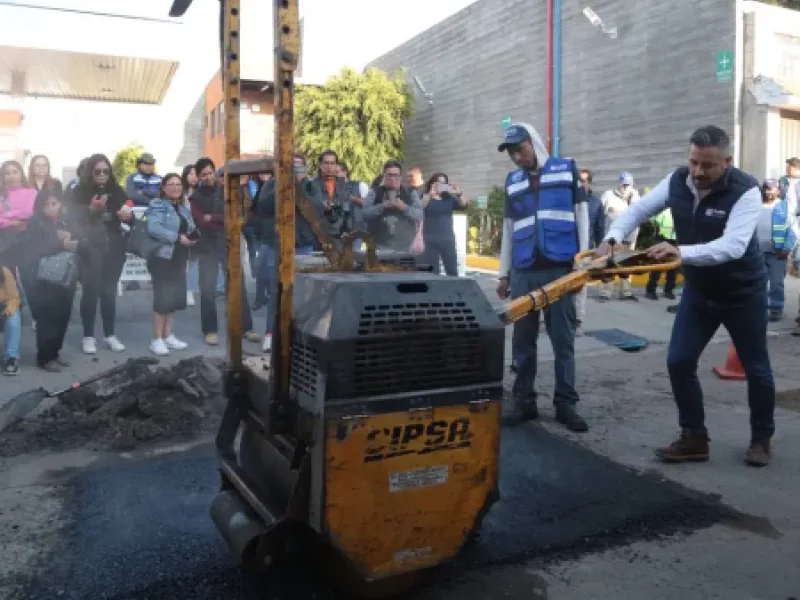 Gobierno Municipal de Puebla arranca sexta etapa del programa de bacheo