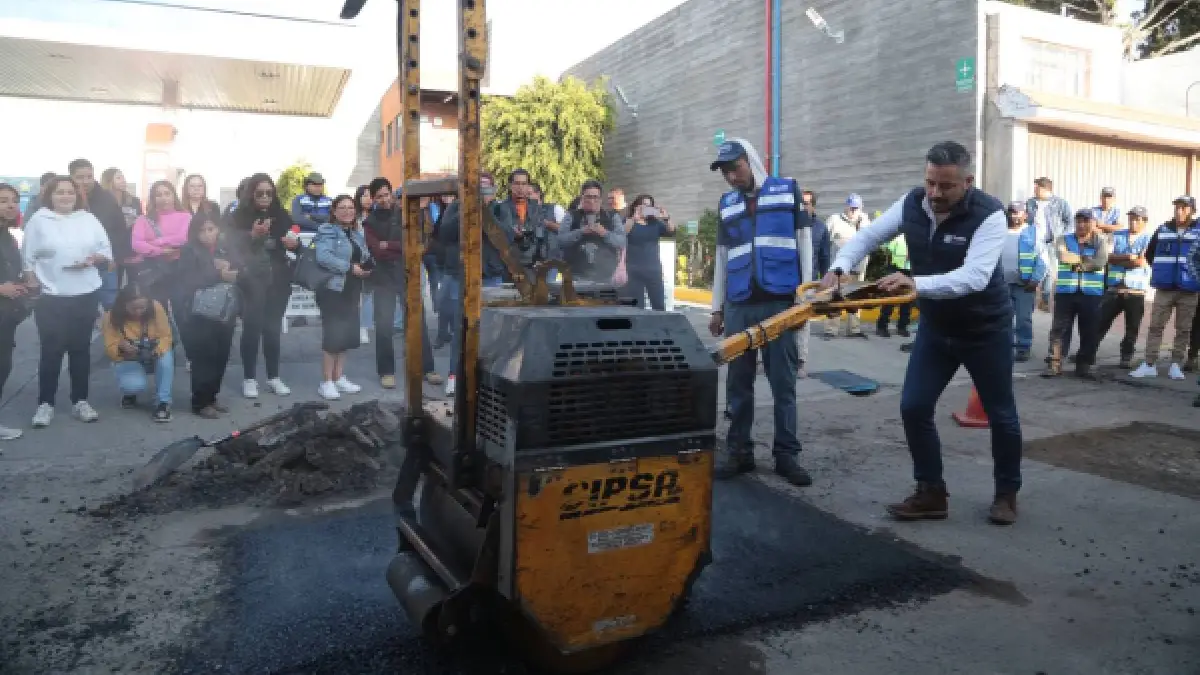 Gobierno Municipal de Puebla arranca sexta etapa del programa de bacheo