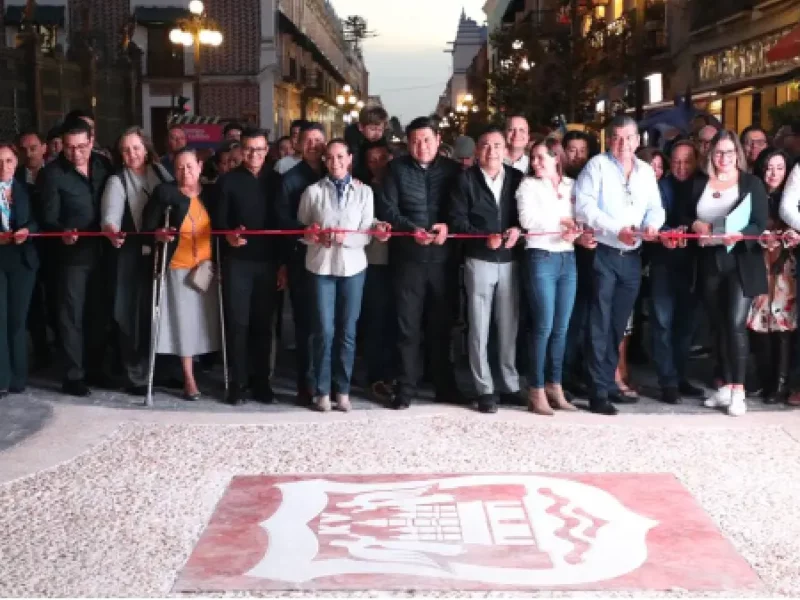 Ahora el corredor peatonal de la 16 de Septiembre es más accesible y segura, gracias a la rehabilitación del Ayuntamieto de Puebla