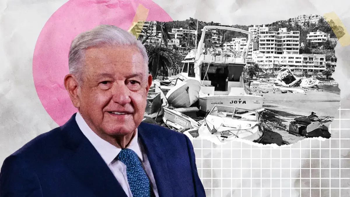 AMLO ordena estímulos fiscales para damnificados del huracán Otis