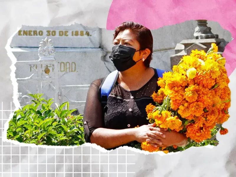 Familias visitan panteones de Puebla previo al Día de Muertos