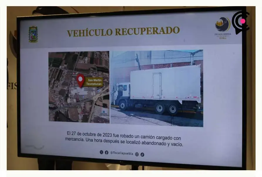 Fiscalía asegura predio con mercancía robada en Texmelucan