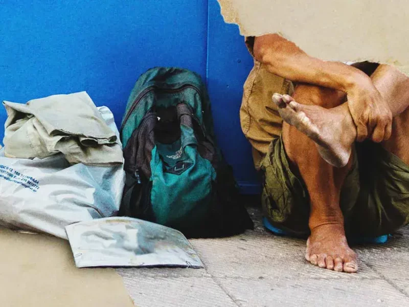 Indigente muere de un infarto en Villa Frontera