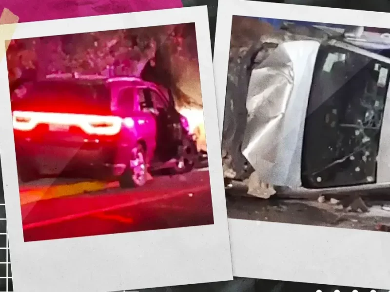 Balacera deja un muerto, un herido y auto volcado en Tecamachalco