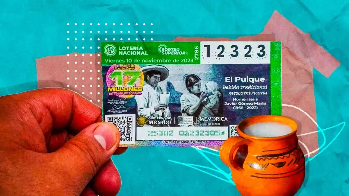 Homenajean al poblano Javier Gómez Marín con billete de Lotería Nacional