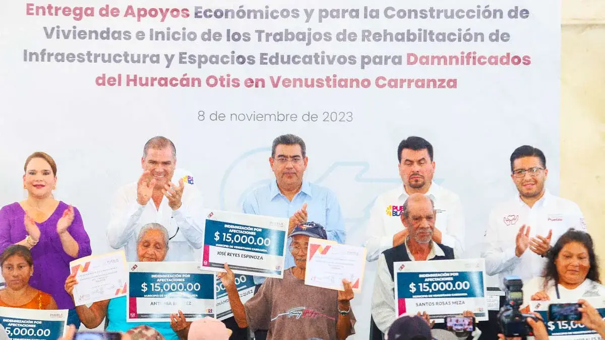 Destinan más de 28 mdp para atender a Venustiano Carranza por huracán Otis