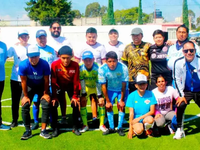 Topos Puebla hace cambio generacional en el fútbol para invidentes en los Juegos Paranacionales