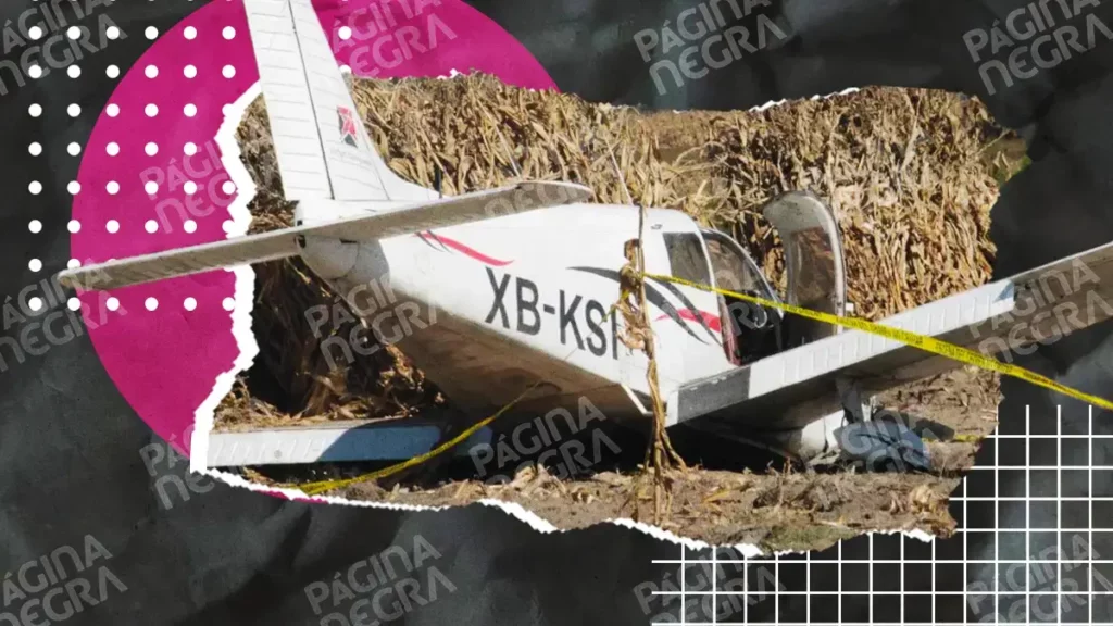 Cae avioneta de escuela de aviación en Huejotzingo, Puebla