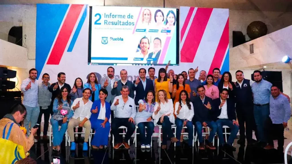 Regidores panistas del Ayuntamiento de Puebla rinden Segundo Informe de Resultados