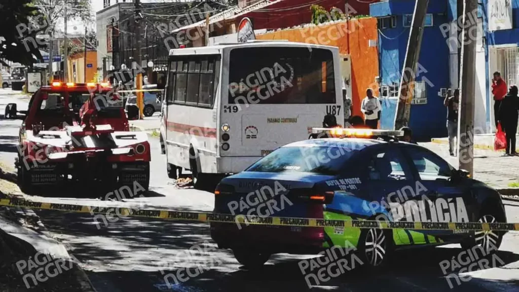 Muere mujer tras ser atropellada por ruta S19 sobre bulevar Hermanos Serdán