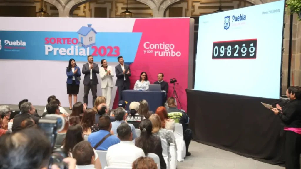 Ayuntamiento de Puebla premia la participación ciudadana con el Sorteo Predial 2023