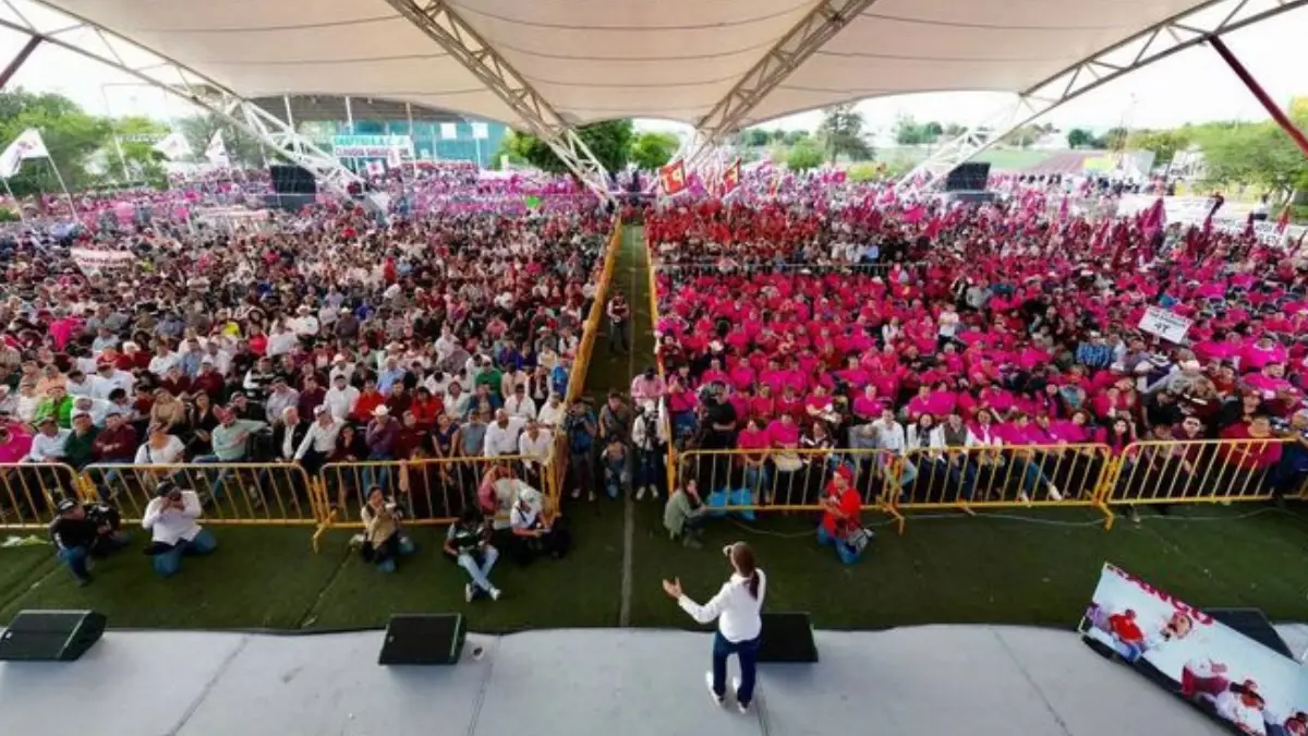 ’’¡En Morena decide el pueblo de México!’’: Claudia Sheinbaum llama a construir un México de democracia, libertades y soberanía con la 4T ante militantes de Durango