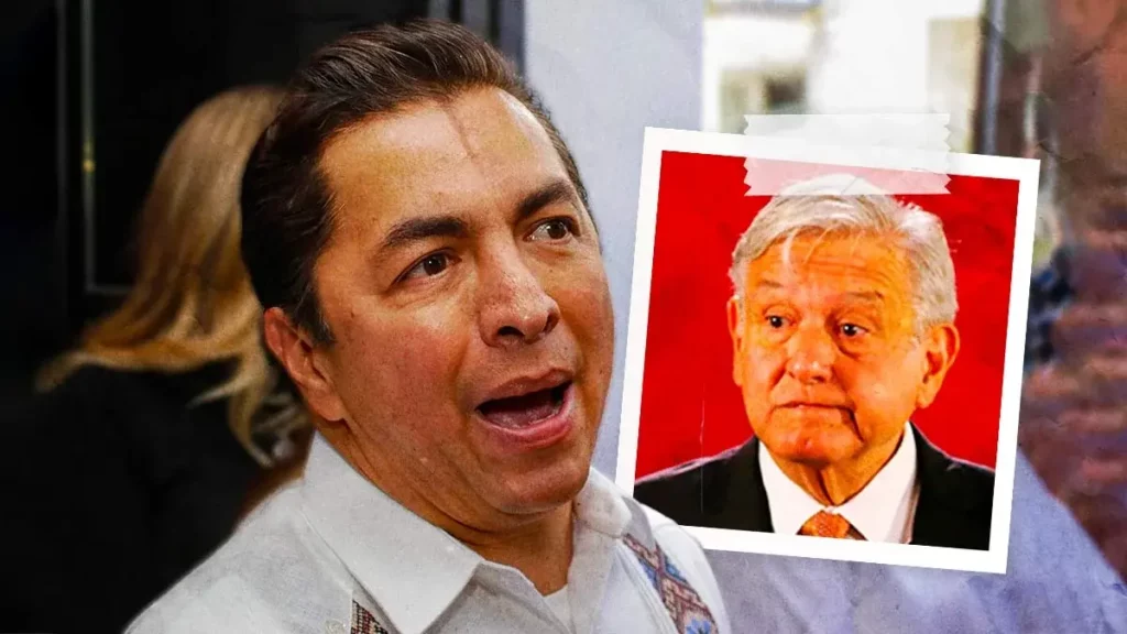 En su registro, Alejandro Cruz admite que se cuelga de la imagen de AMLO