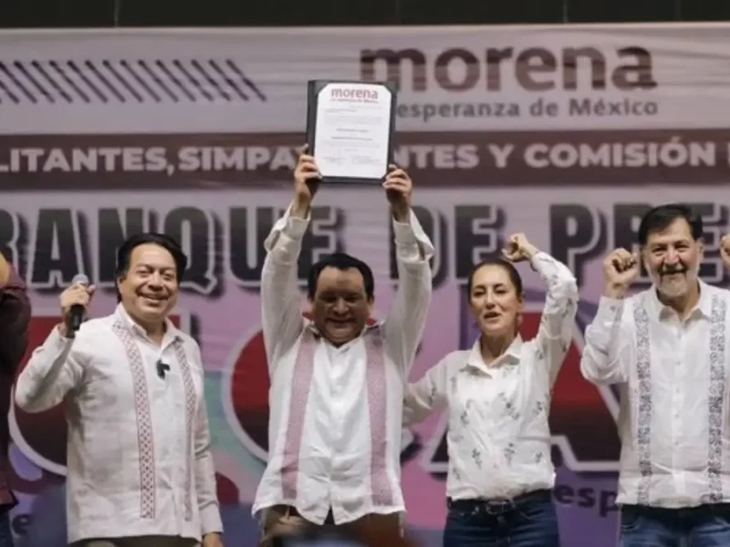 ’’Vamos a hacer equipo con el ´Huacho´’’: Claudia Sheinbaum respalda a Joaquín Díaz Mena como precandidato de Morena a la gubernatura de Yucatán