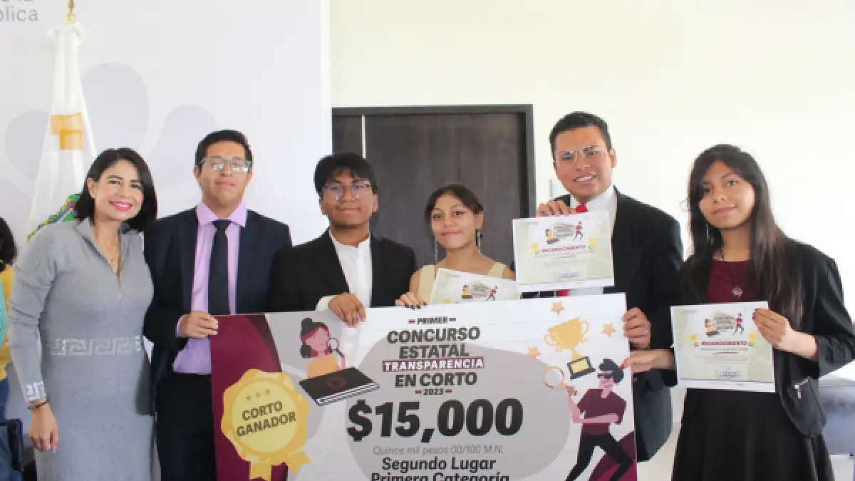 Personas acreditadas por el Ayuntamiento de Puebla ganan premio estatal de contraloría social 2023