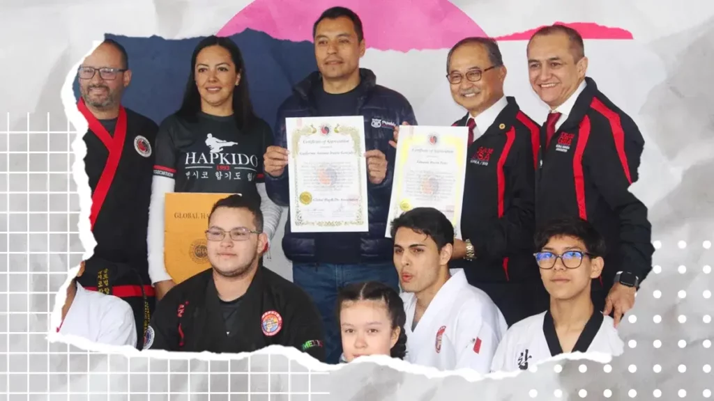 Escuelas y jóvenes de Puebla recibirán certificaciones internacionales de Global Hapkido