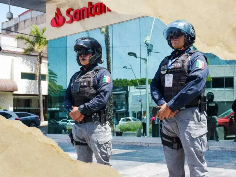 Policías del municipio de Puebla refuerzan el acompañamiento bancario en últimos meses del año