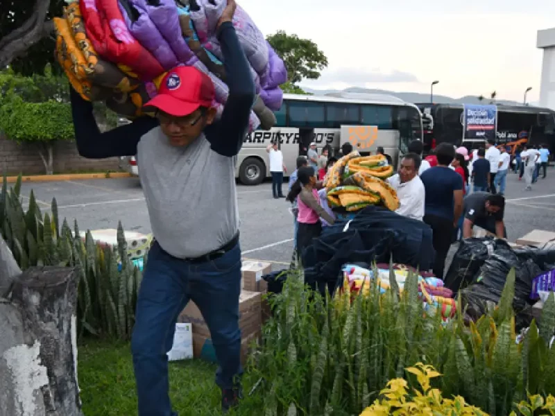 Entrega BUAP más de 30 toneladas de víveres en apoyo a damnificados de Guerrero