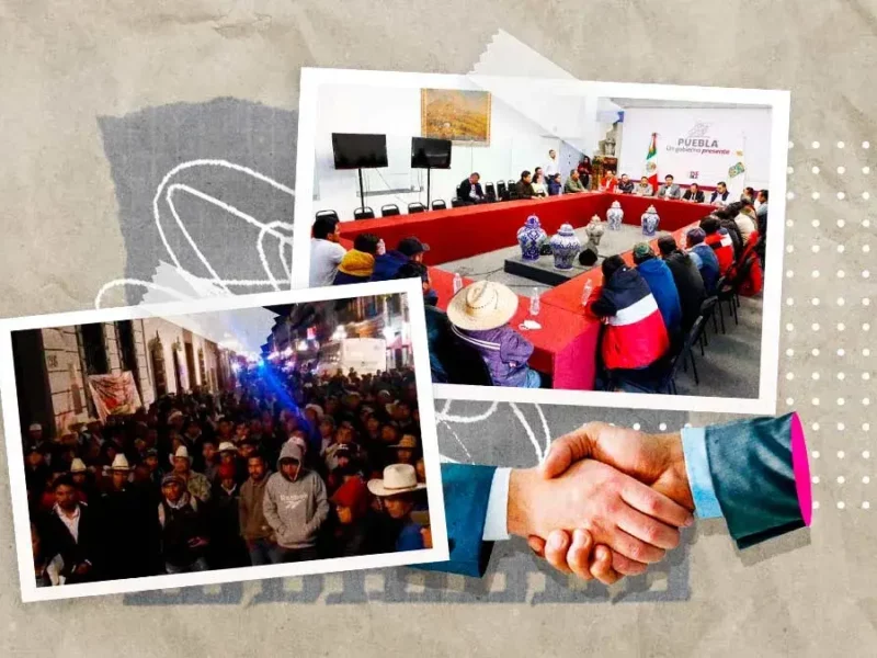 Pobladores de Coyomeapan y Gobierno de Puebla llegan a un acuerdo