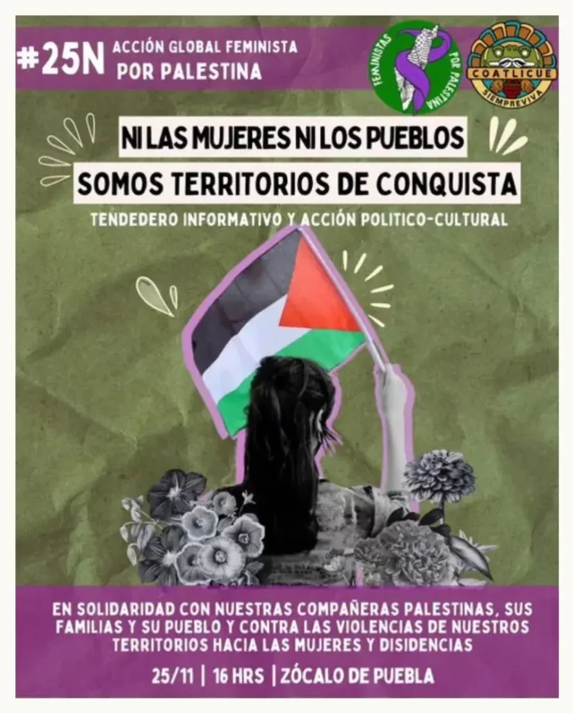 Estas son las marchas feministas en Puebla para conmemorar el 25N