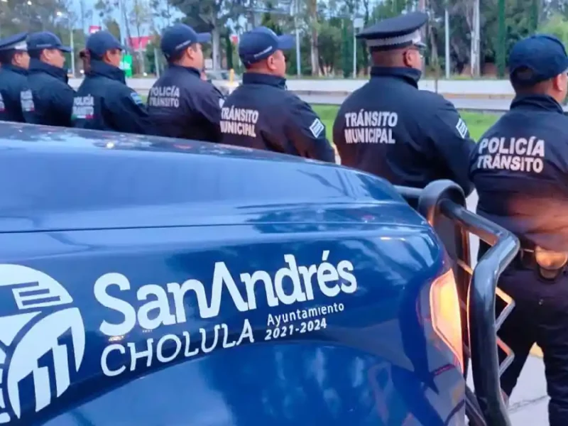 Mantiene vigente la policía de San Andrés Cholula el operativo pasajero seguro