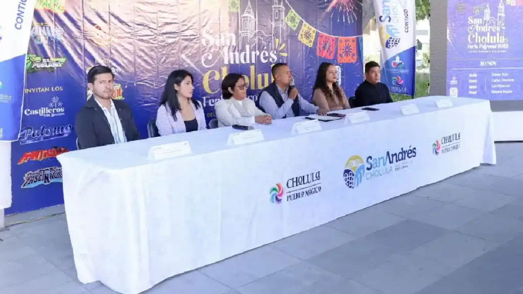 Presenta Mundo Tlatehui las actividades de la Feria Patronal San Andrés Cholula 2023