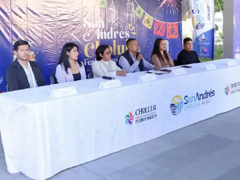 Presenta Mundo Tlatehui las actividades de la Feria Patronal San Andrés Cholula 2023