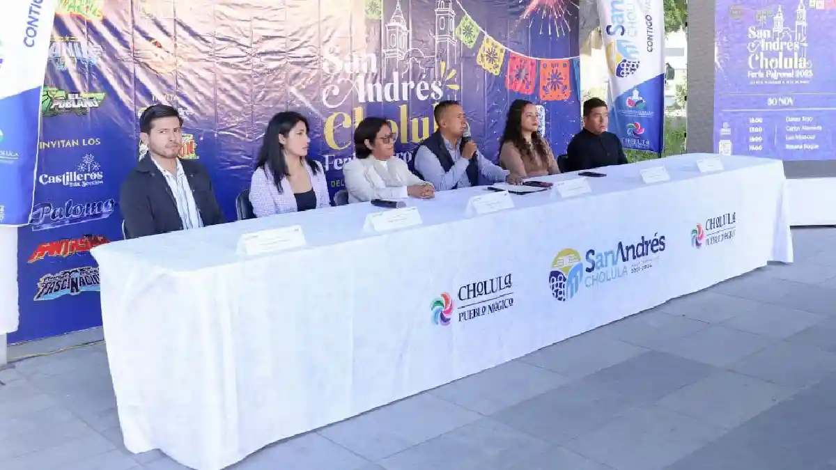 Presenta Mundo Tlatehui las actividades de la Feria Patronal San Andrés Cholula 2023