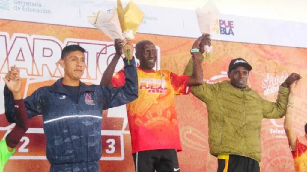 Julius Kibet Koskei conquista por cuarta ocasión el Maratón de Puebla 2023