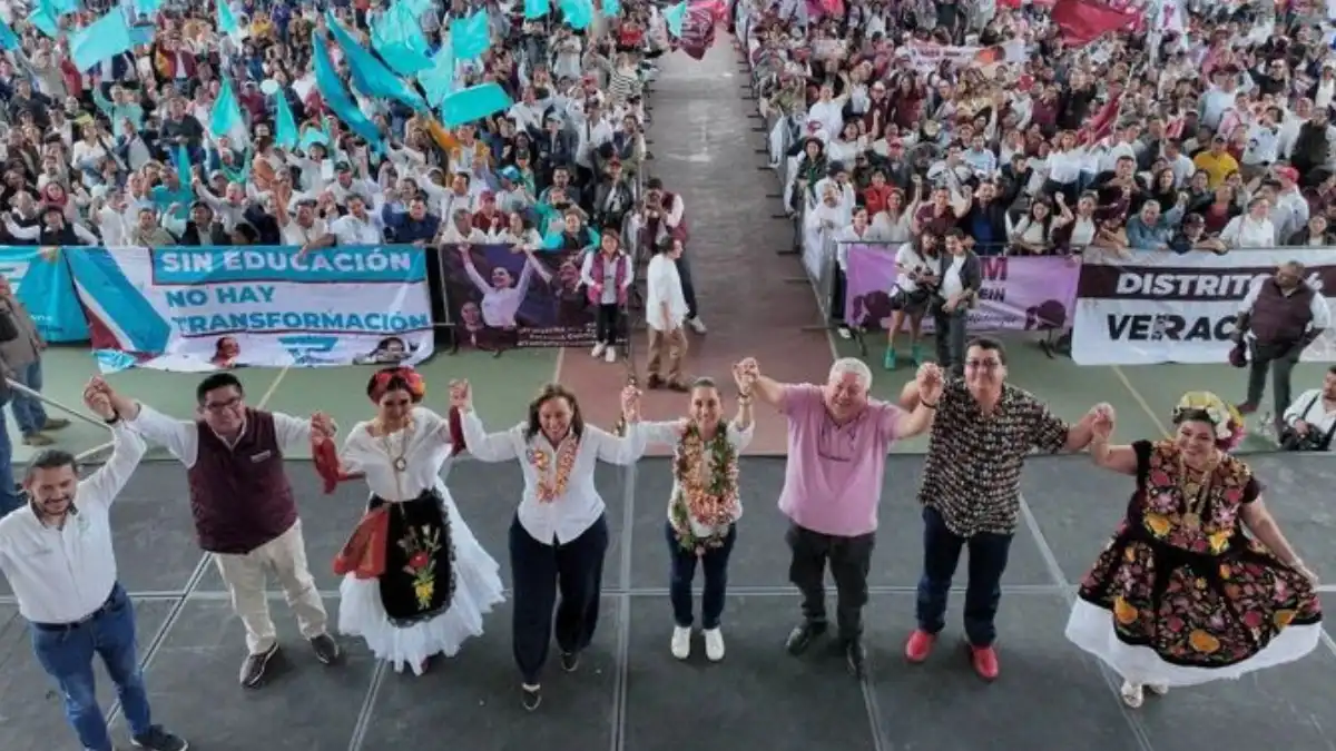 ‘’La educación es centro de la Transformación’’, destaca Claudia Sheinbaum desde Minatitlán, Veracruz