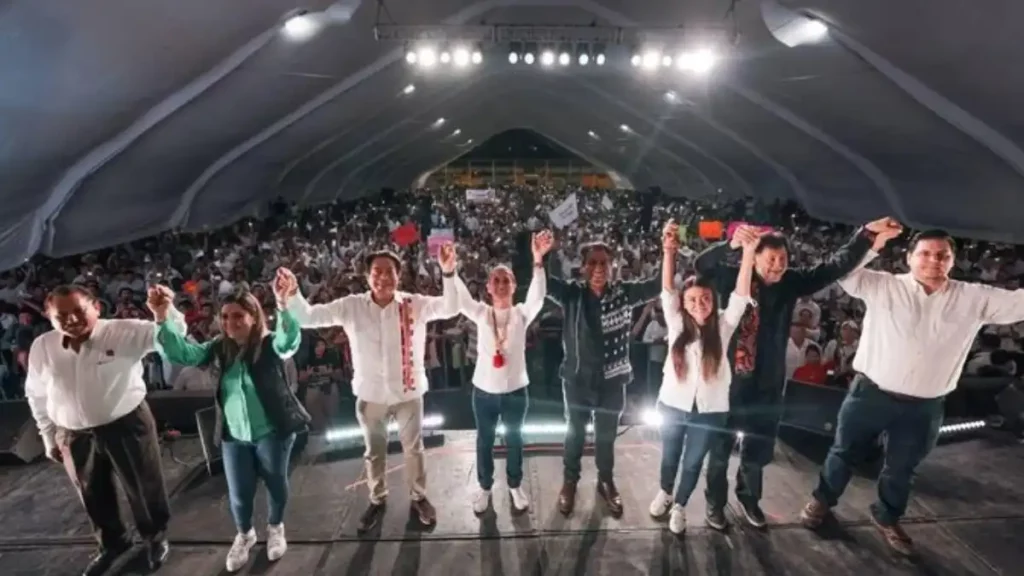 Después de 200 años, las mujeres tenemos derecho a ser presidentas, afirma Claudia Sheinbaum ante militantes de Ocosingo, Chiapas