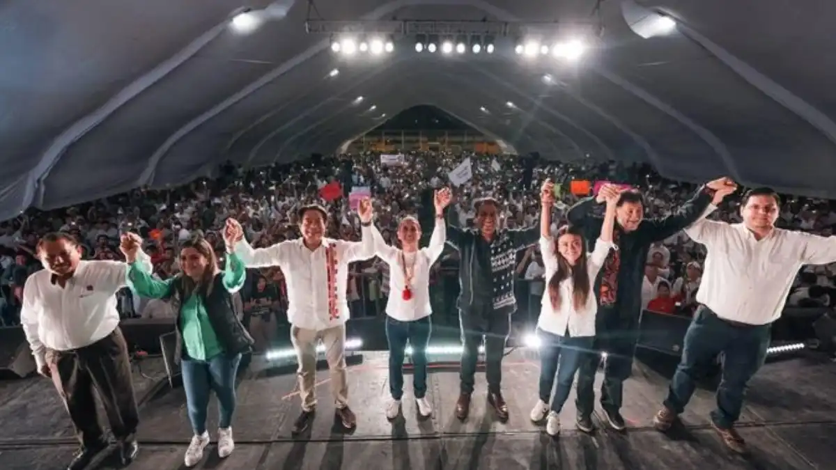 Después de 200 años, las mujeres tenemos derecho a ser presidentas, afirma Claudia Sheinbaum ante militantes de Ocosingo, Chiapas