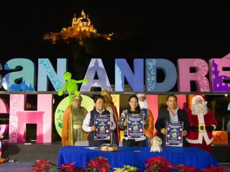 Presenta el Ayuntamiento de San Andrés Cholula “Navidad Con Rumbo 2023”