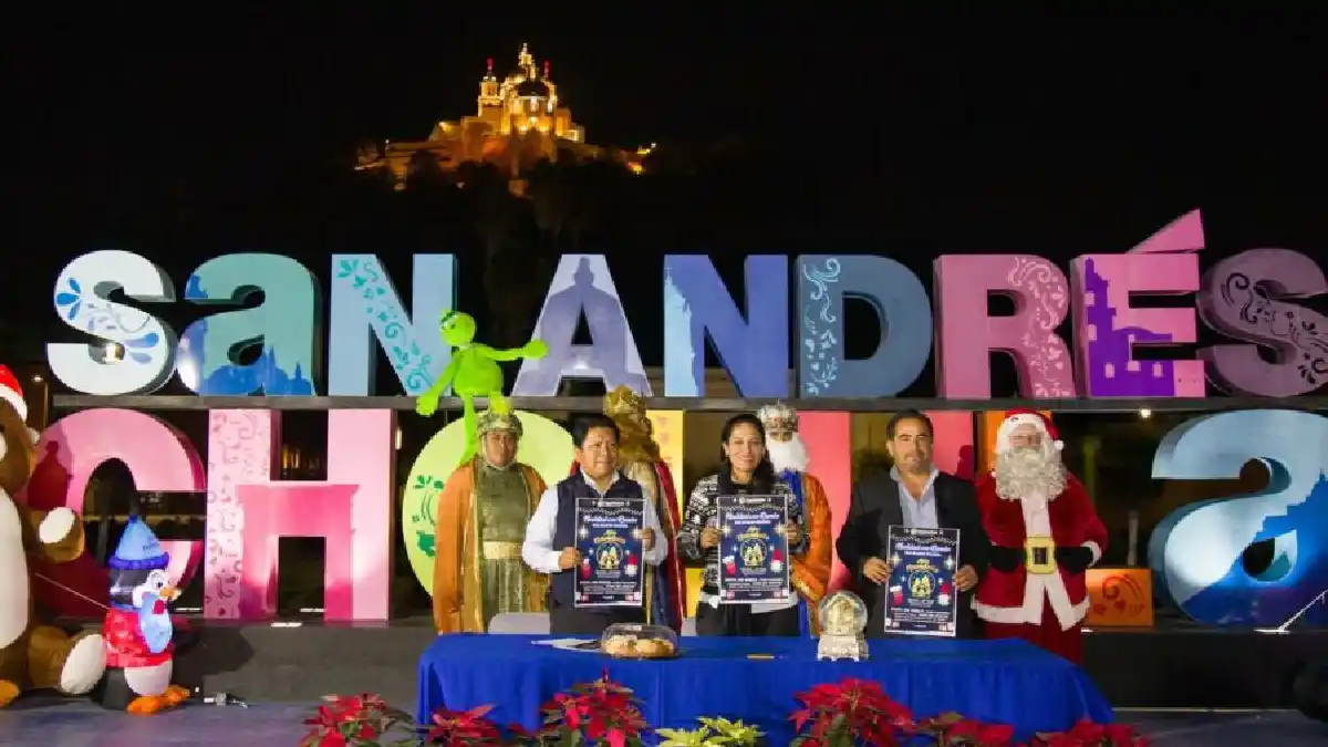 Presenta el Ayuntamiento de San Andrés Cholula “Navidad Con Rumbo 2023”