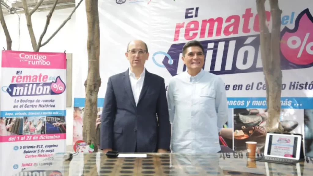 Ayuntamiento de Puebla anuncia 'El remate al millón' para impulsar la economía local