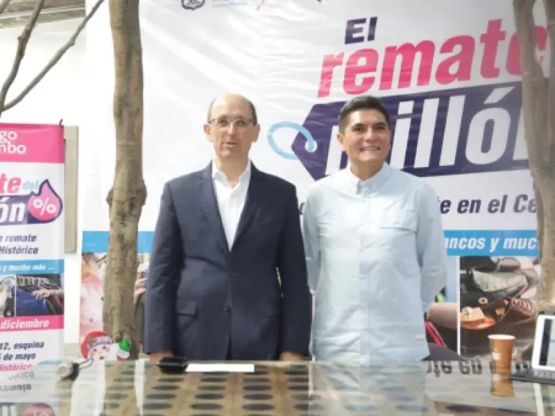 Ayuntamiento de Puebla anuncia 'El remate al millón' para impulsar la economía local