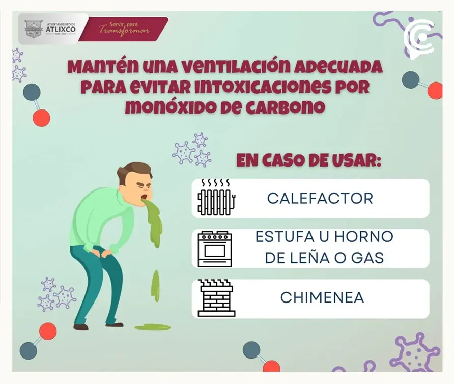 Por tu bienestar, sigue estas recomendaciones durante la temporada invernal en Atlixco