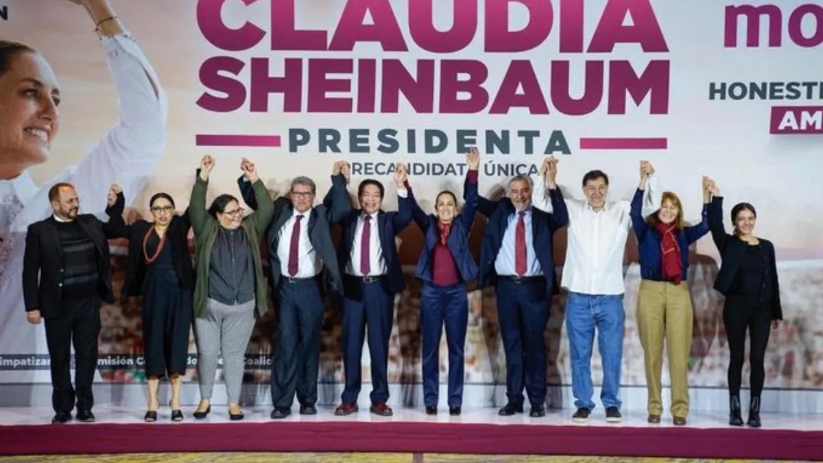 Claudia Sheinbaum presenta equipo de precampaña rumbo a la presidencia de la república