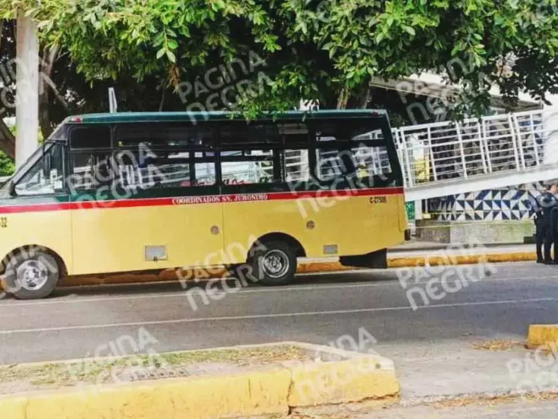 Pasajero murió a bordo de un Coordinados de San Jerónimo junto a Paseo de Gigantes