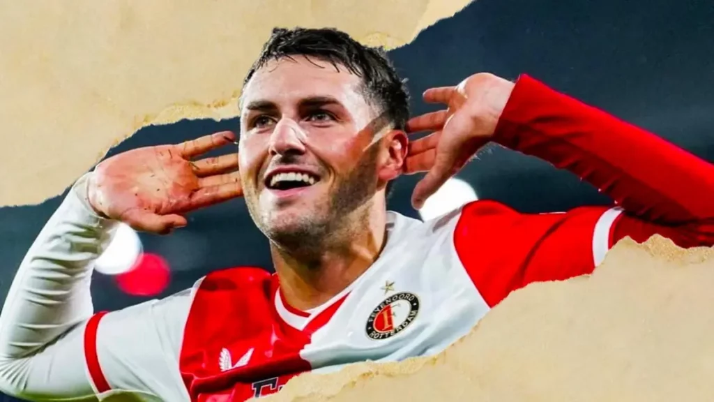 Santiago Giménez llega a los 17 goles en la derrota del Feyenoord ante el PSV