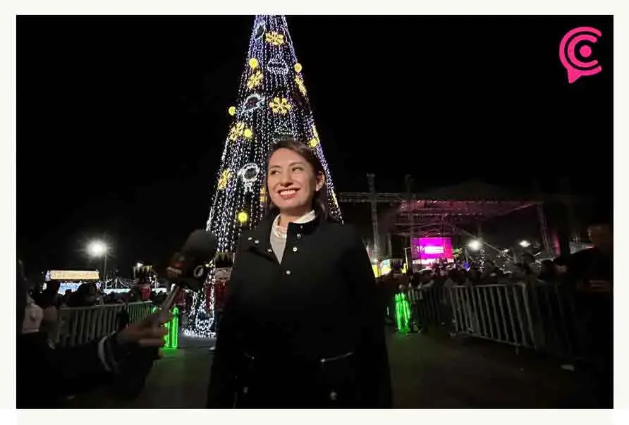 Con fuegos artificiales y música arranca el Festival Navideño 2023 en Huejotzingo