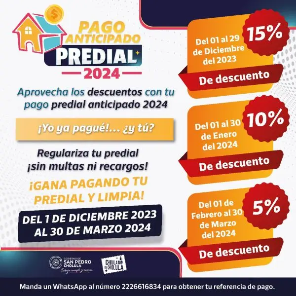 Anuncia Paola Angon beneficios del Pago Predial Anticipado 2024