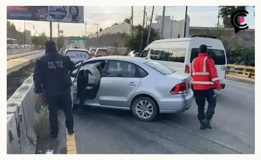 Ciclista resultó gravemente herido al ser impactado por un vehículo tras choque