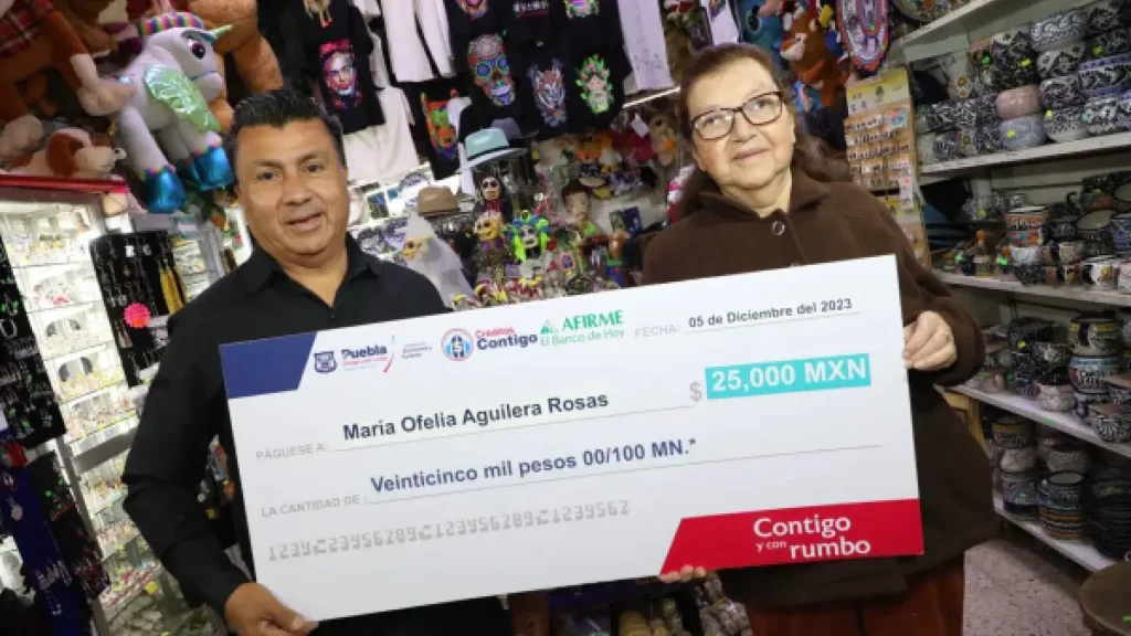 7 mil 'Créditos Contigo' hacen de Puebla el municipio que más apoya a los micronegocios en el país