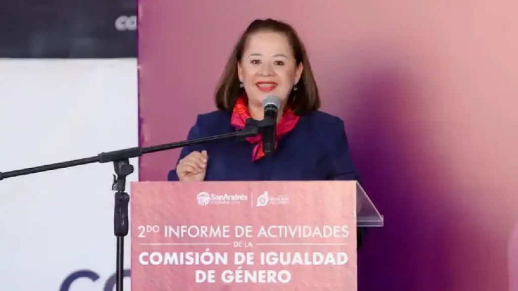 Rinde 2º informe de actividades Yvón Gutiérrez Vázquez, presidenta de la Comisión de Igualdad de Género
