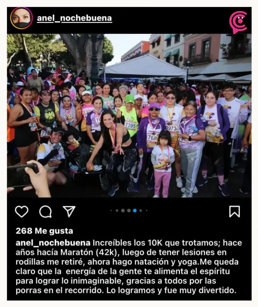 Exhiben a Anel Nochebuena por “tramposa” en el Maratón Puebla 2023