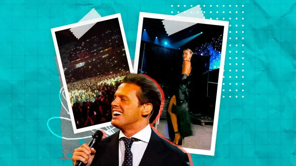 Michelle Salas acompañó a su papá Luis Miguel durante concierto en Puebla