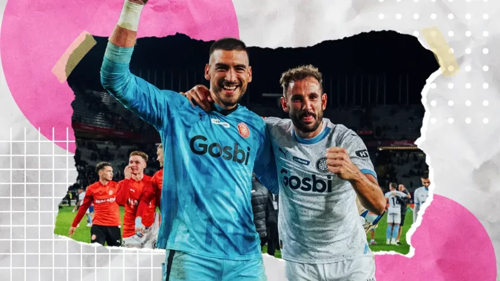Girona goleó al FC Barcelona y toma el liderato de la Liga Española 